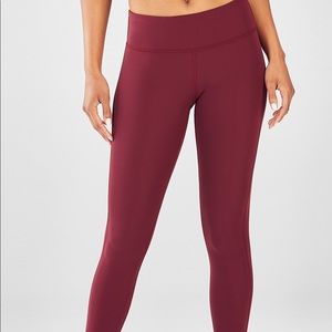 Red Fabletics Leggings
